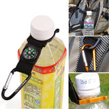 Travel Accessories Outdoor Sports Kettle Buckle Carabiner Water Bottle Holder Camping Hiking Compass Rubber Hook High Quality